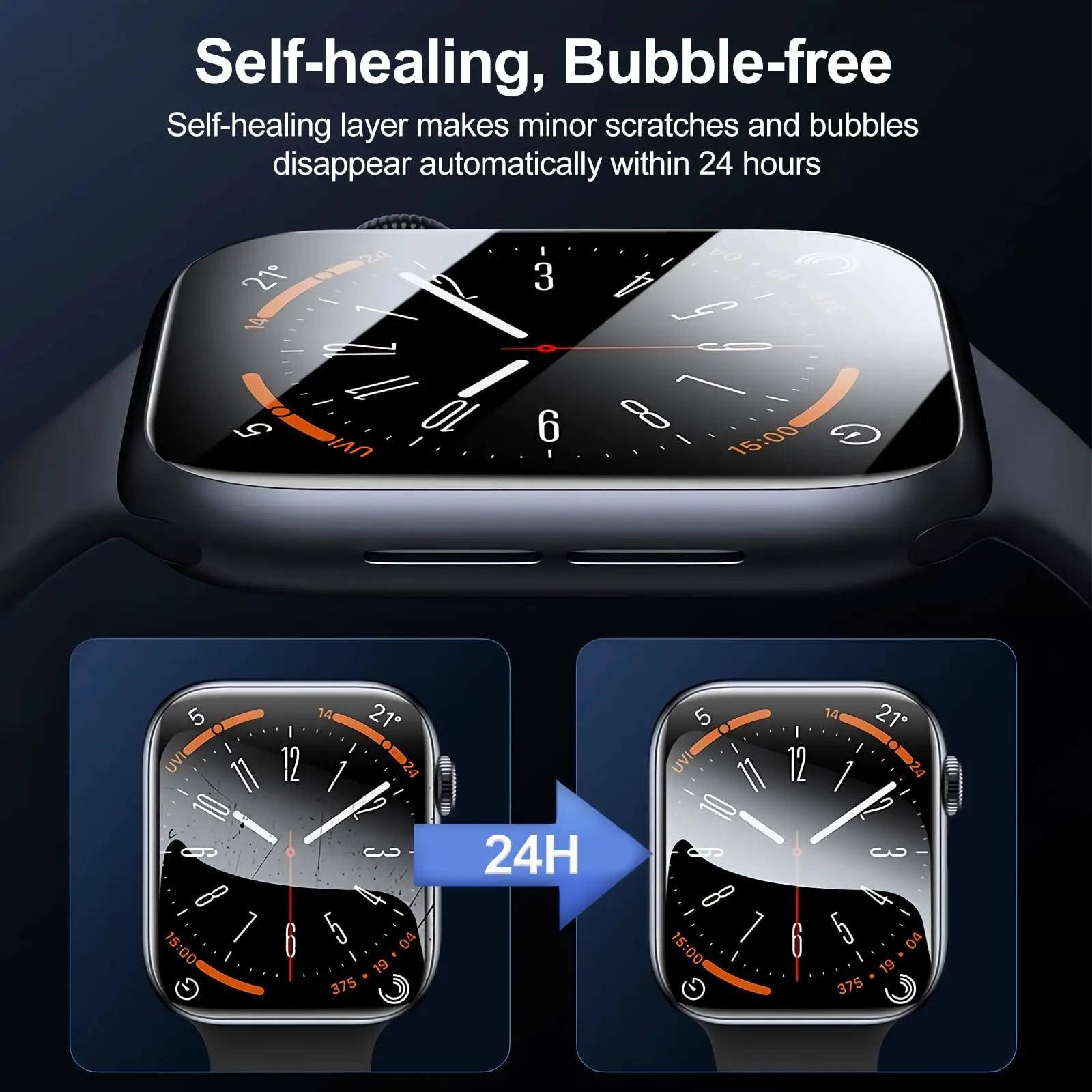Instal pelindung layar baki un - Smart Watch Screen Protector ulasan dan harga